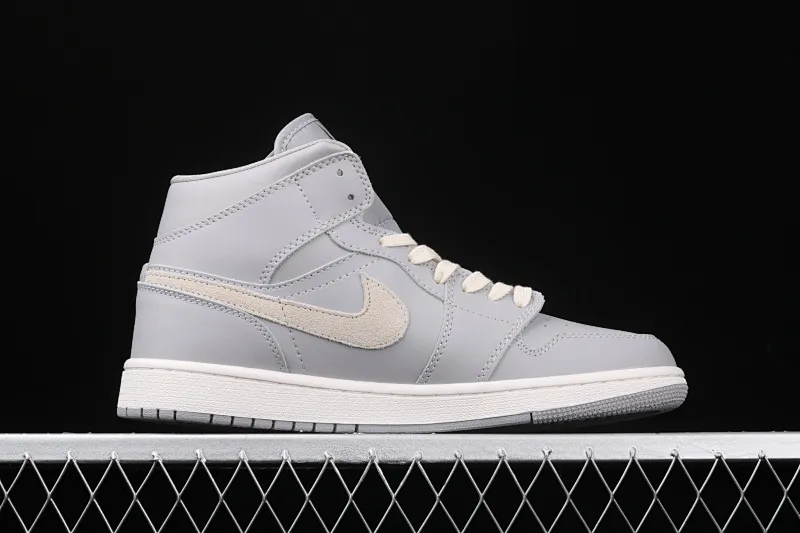 All Categories Air Jordan Jordan Series Basketball Shoes Air Jordan 1 High Air Jordan 1 Mid AJ1 Joe 1 Gray Little Earl Basketball Shoes CD7240-002